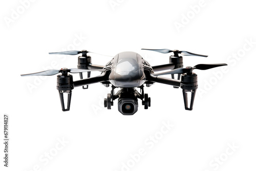 Sky Drone Isolated on Transparent Background. Ai