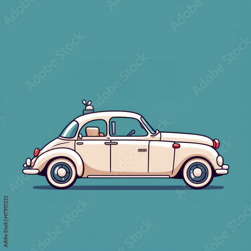 sticker Automobil, generated image