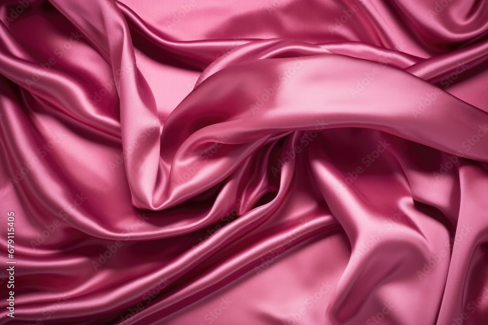 Obraz premium luxurious satin fabric pooled on the floor