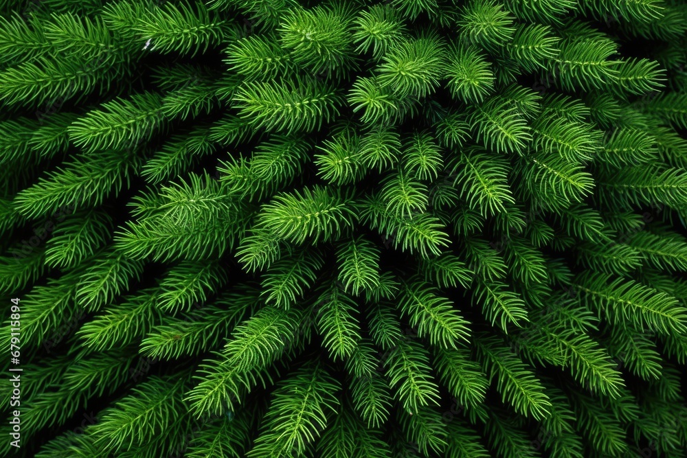 macro shot of an evergreen branch macro shot of an evergreen branch