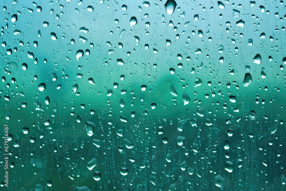 clear glass surface with rain droplets