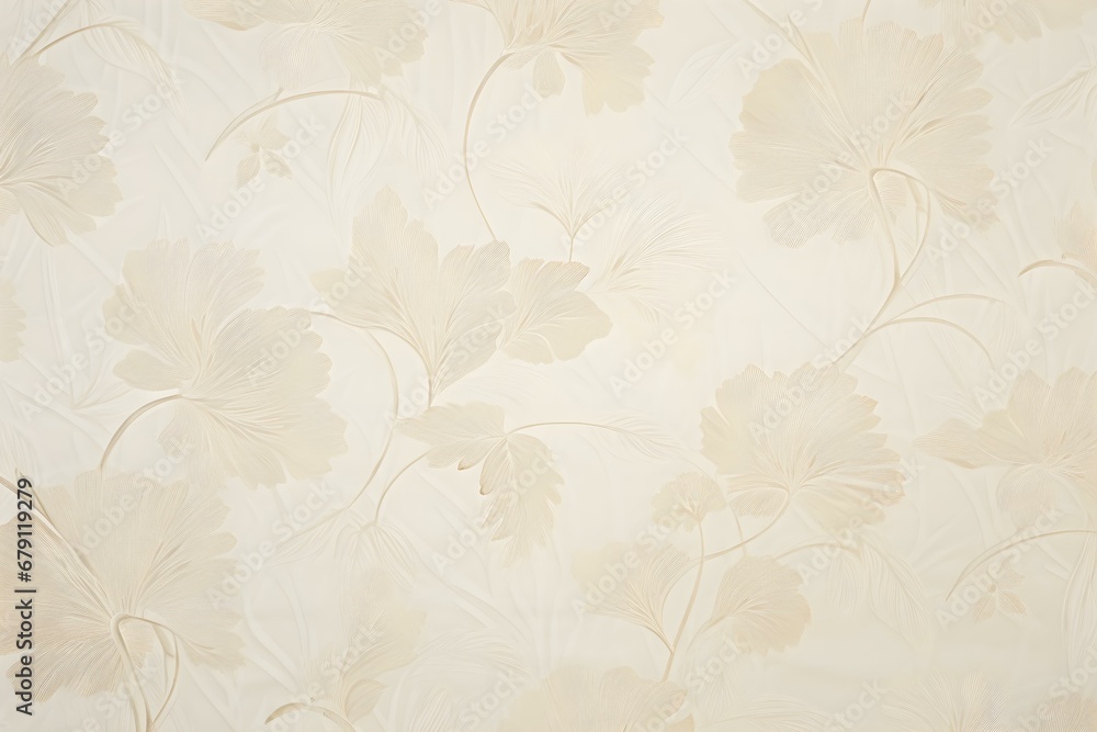 Beige Botanical Wallpaper Background. Beige Botanical Wallpaper Background.