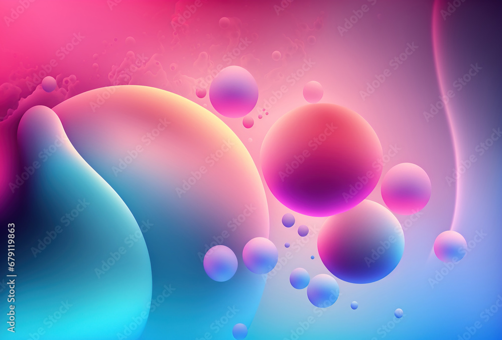 Neon bubbles. Fluid drop. Oil water. Bright pink blue purple color gradient glowing circle floating art illustration abstract background. Neon bubbles. Fluid drop. Oil water. Bright pink blue purple color gradient glowing circle floating art illustration abstract background.