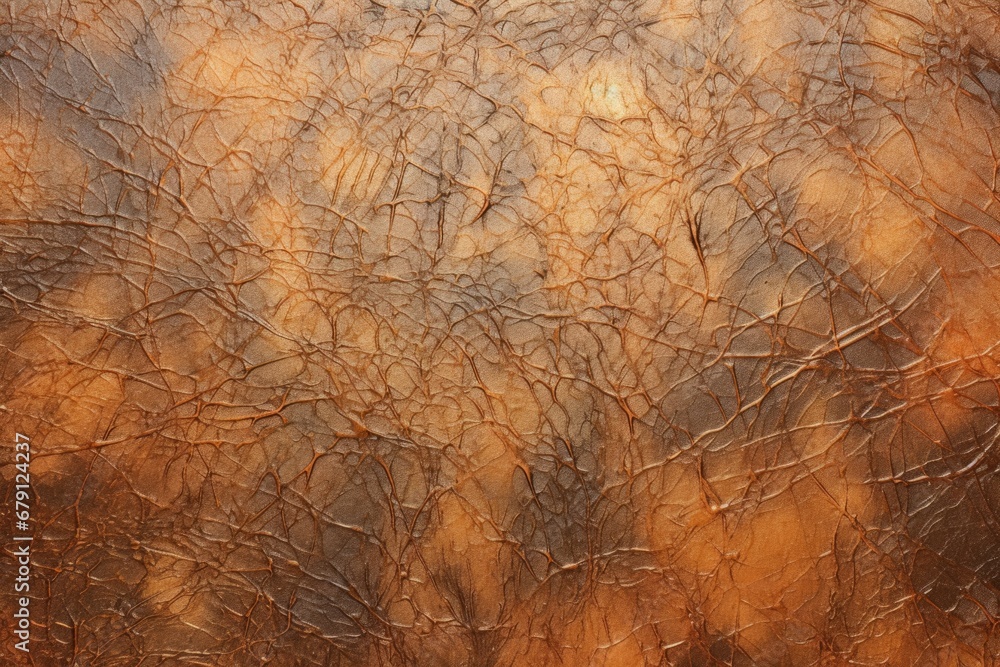 Naklejka premium heavy scratches pattern on copper metal
