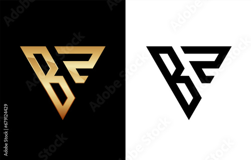 Triangle Letter B Logo Design