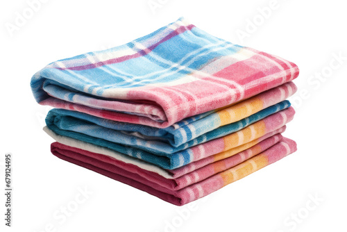 Kitchen Linens Isolated on Transparent Background. Ai
