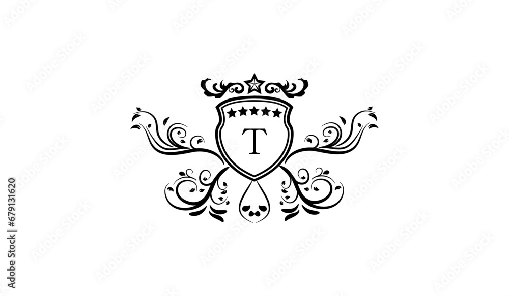Luxury Crown Card Logo T Luxury Crown Card Logo T