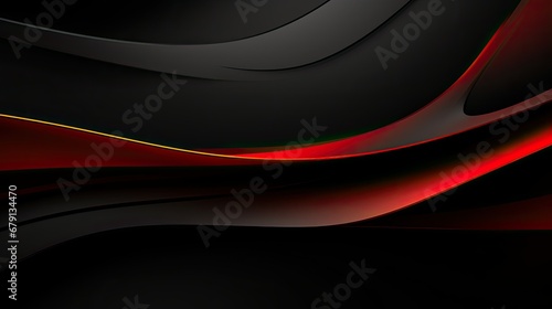 black and red background overlapping layer dimensions with line