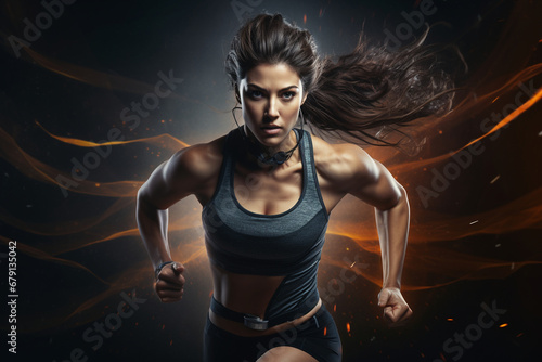 Fitness Fusion: Athlete Seamlessly Integrates Running and Strength Work in Studio