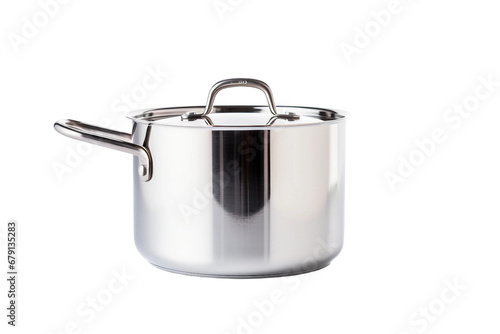 Sauce pan Isolated on Transparent Background. Ai
