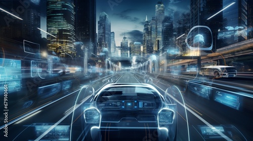 the integration of CPUs in autonomous vehicles within a digital landscape.