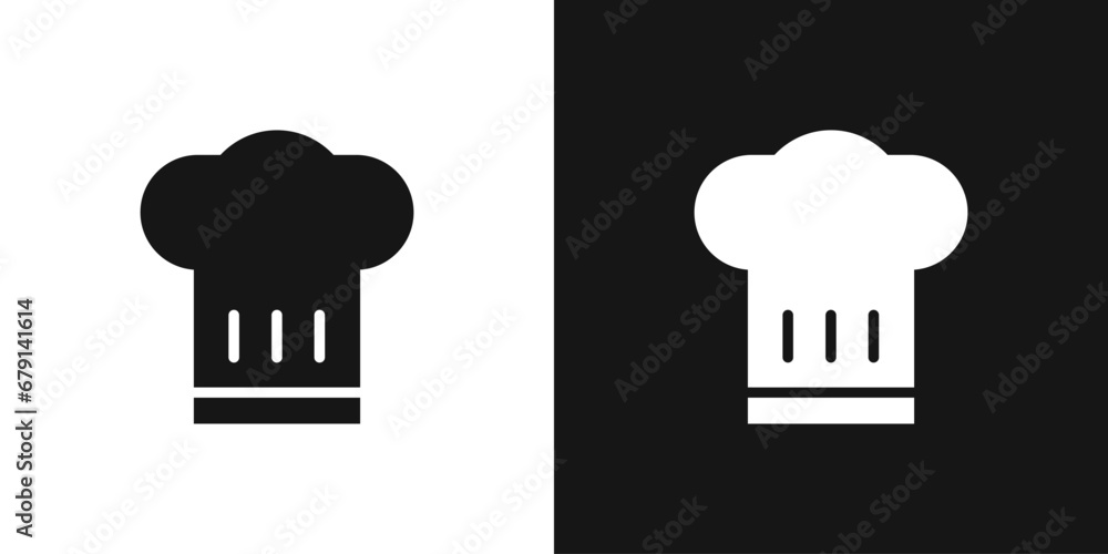Traditional Chef's hat vector icon. Chef's cap, cook hat Traditional Chef's hat vector icon. Chef's cap, cook hat