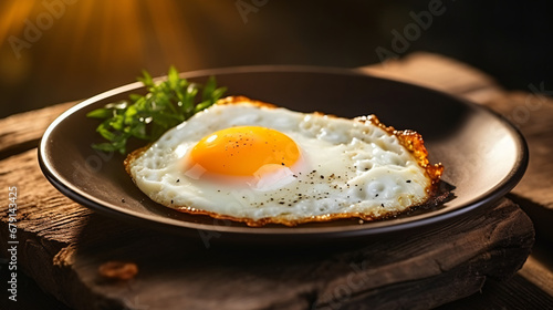 A delicious fried egg