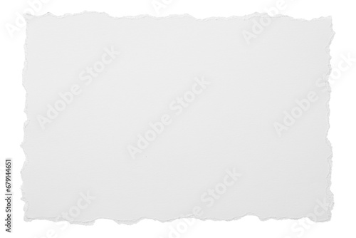 端を引きちぎられた白い紙の背景テクスチャー photo