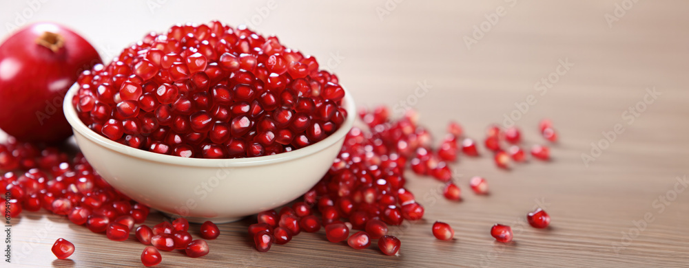 Pomegranate Seeds Isolated on White Background Pomegranate Seeds Isolated on White Background