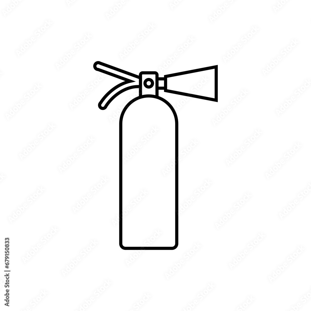 Obraz premium Fire extinguisher icon.