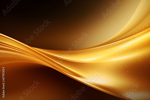 abstract gold background with waves