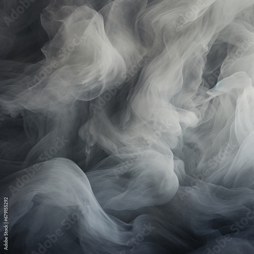 Fondo abstracto con formas de humo, con tonos grises y difuminado de luz