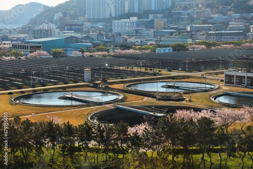 Sewage treatment and solar power in Korea