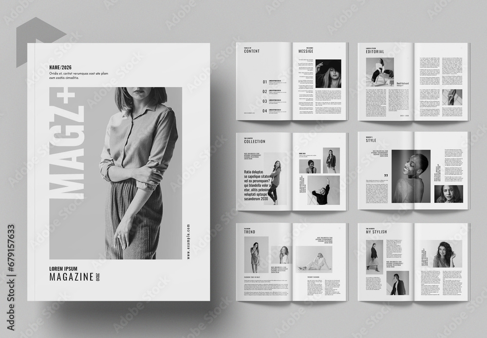 MAGZ Template Stock Template Adobe Stock MAGZ Template Stock Template Adobe Stock