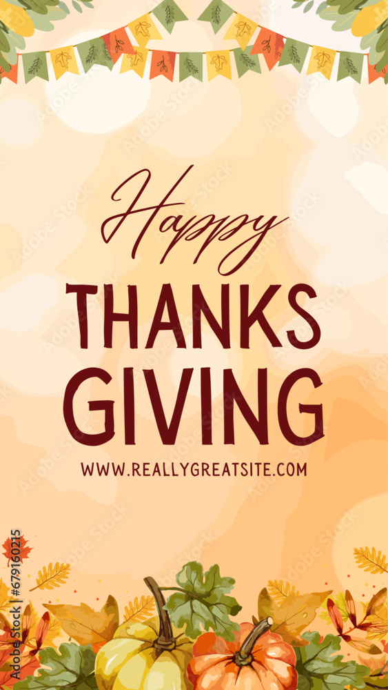 happy thanksgiving card of an background with pumpkin happy thanksgiving card of an background with pumpkin