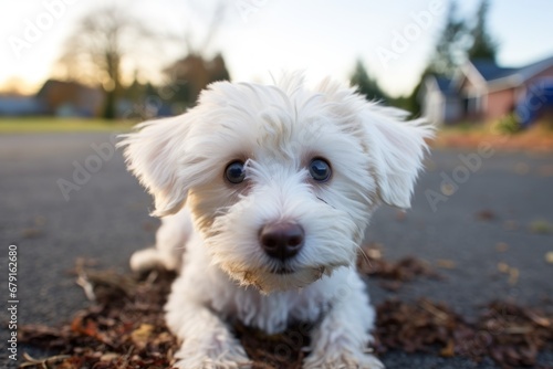 jack russell terrier sitting on the ground