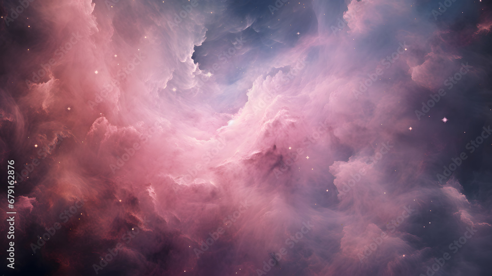 background with clouds | Breathtaking_rosy_celestial | GENERATIVE AI 