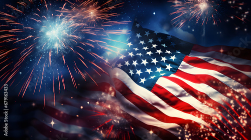 Festive_fireworks_on_the_background_of_the_America 