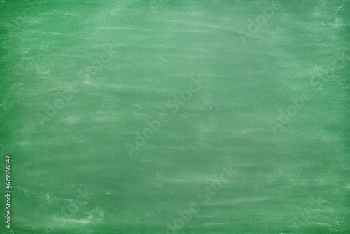 close-up of chalky texture on clean green chalkboard