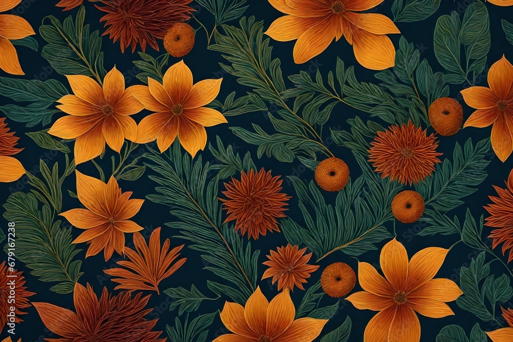 seamless floral pattern seamless floral pattern
