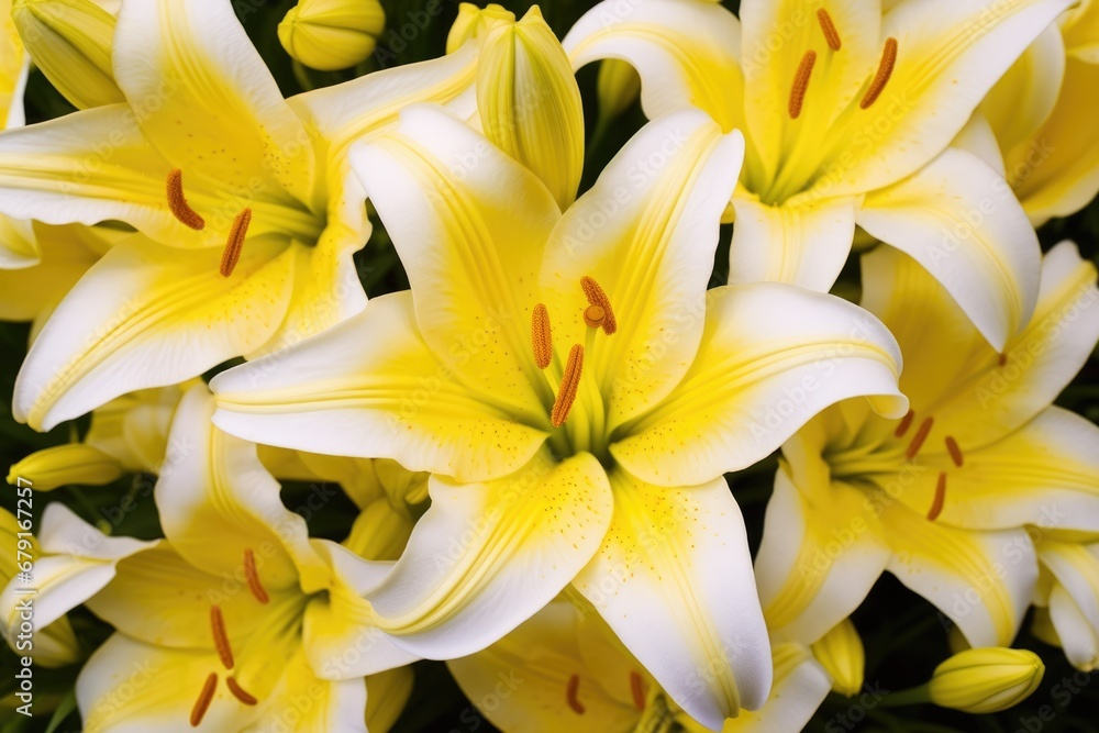 Obraz premium close-up of lily anthers