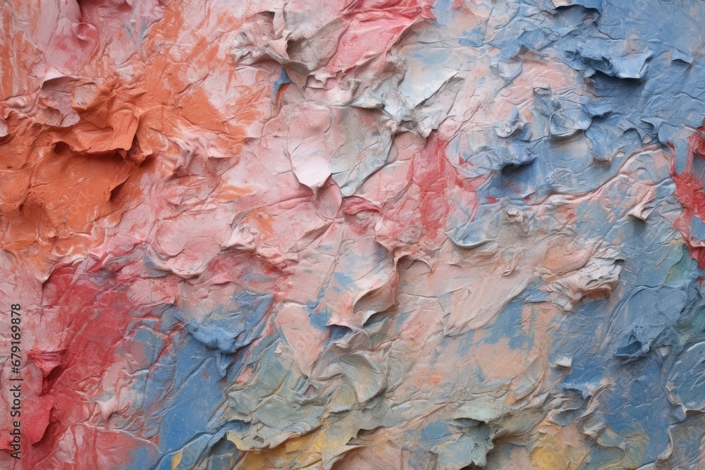 Naklejka premium rough oil paint texture on a porous surface