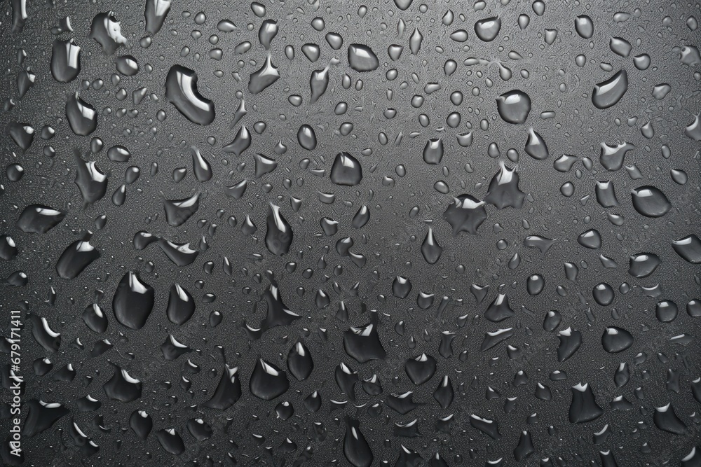 water droplets on dark slate water droplets on dark slate
