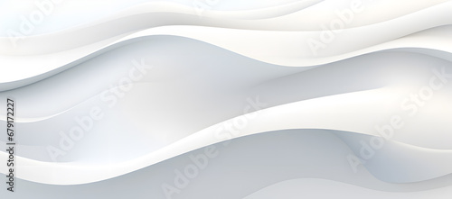 Abstract white floating wave design wallpaper