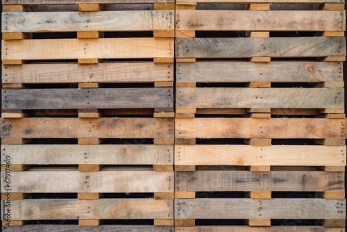 close-up of a wooden pallet texture