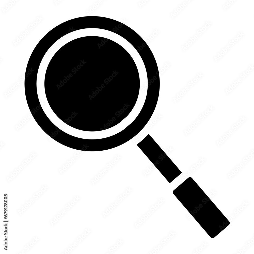 magnifying glass glyph magnifying glass glyph