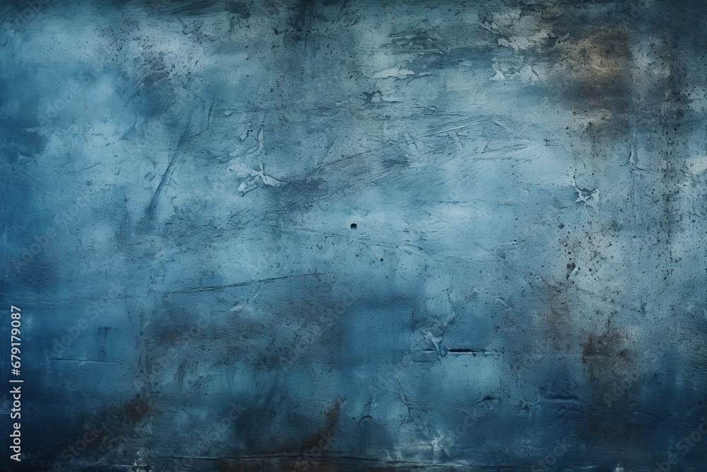 Abstract grunge dark blue background, vintage background rough texture