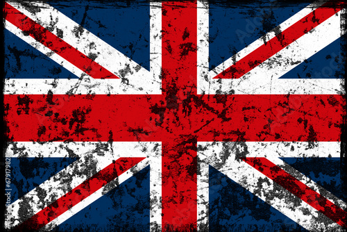 UK Grunge Flag