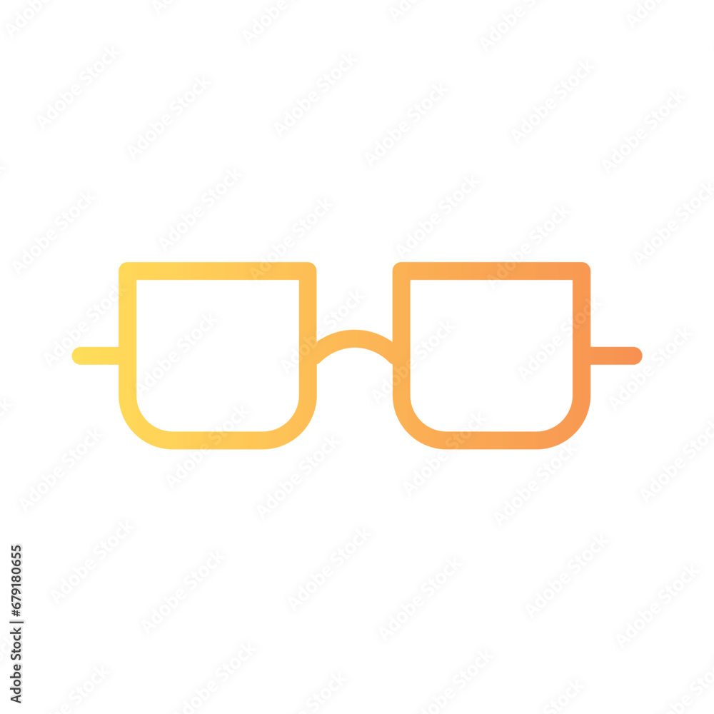 Eyewear Reading Vision Gradient Outline Icon Eyewear Reading Vision Gradient Outline Icon