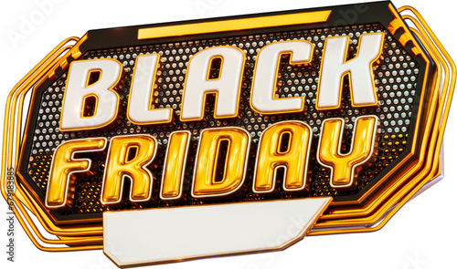 Wallpaper Mural Black Friday Sale Banner 3d Render Cutout Torontodigital.ca