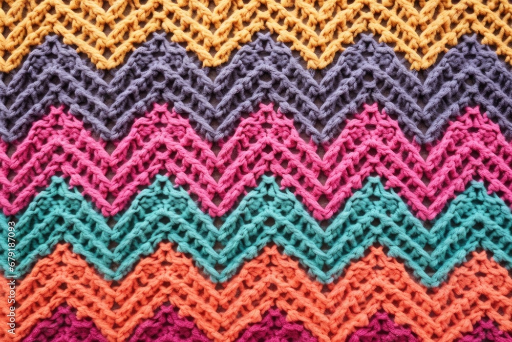 detailed pattern of a knitted kitchen cloth