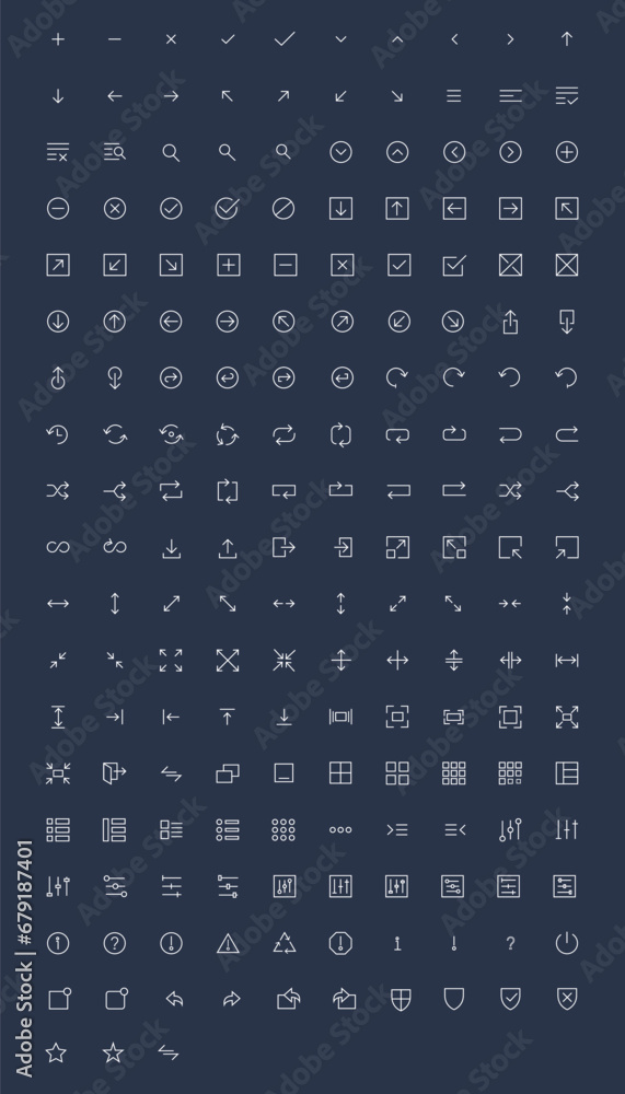 UI Design flat Icon Pack Vector web icons, Basic Ui Icons. Vector illustration UI Design flat Icon Pack Vector web icons, Basic Ui Icons. Vector illustration