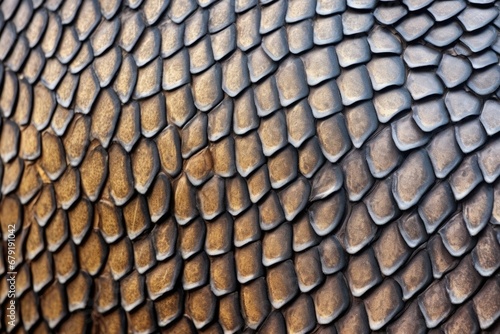 detailed textures of a komodo dragons leg scales