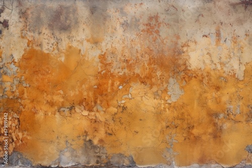 rust-colored stains on concrete