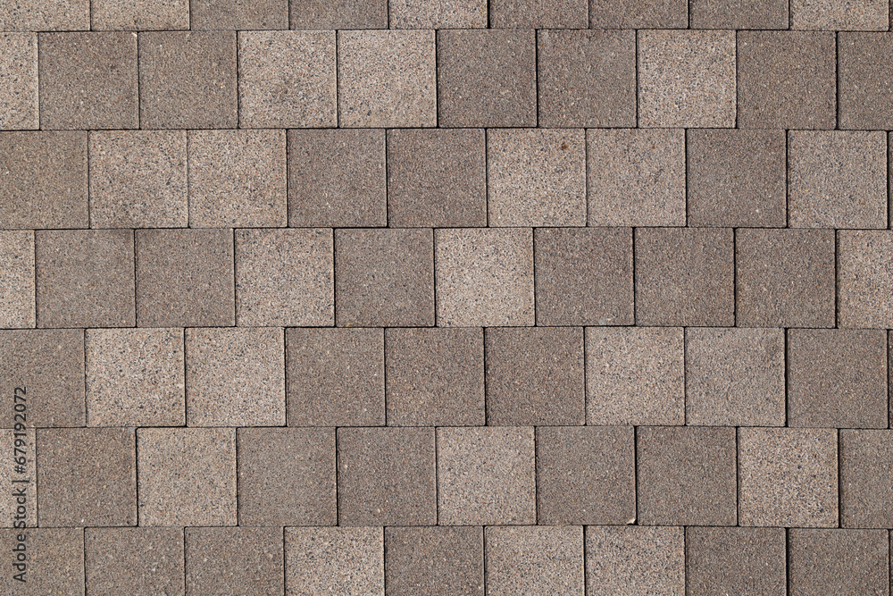 Obraz premium square two-colored flat sidewalk pavement texture and background