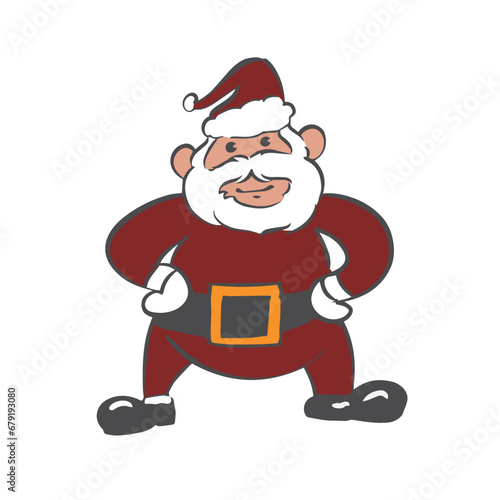 Santa clause with gifts 5