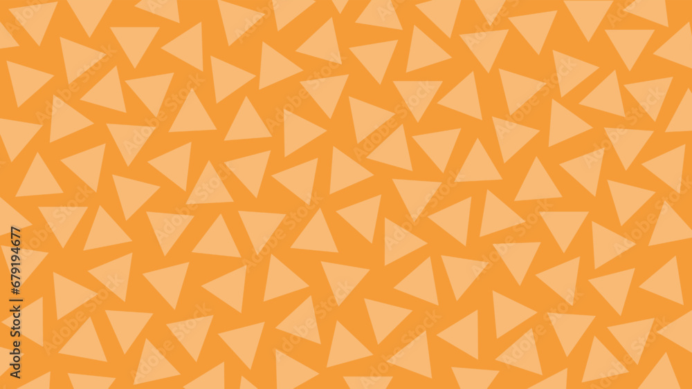 Orange seamless geometric triangle pattern Orange seamless geometric triangle pattern