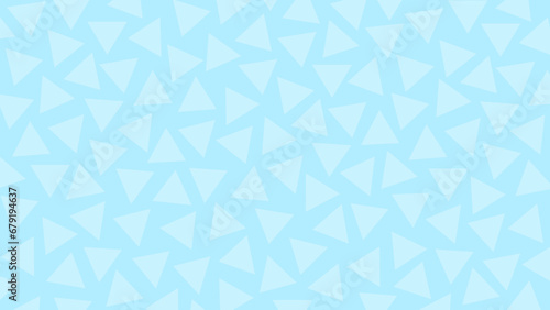 Blue seamless geometric triangle pattern 