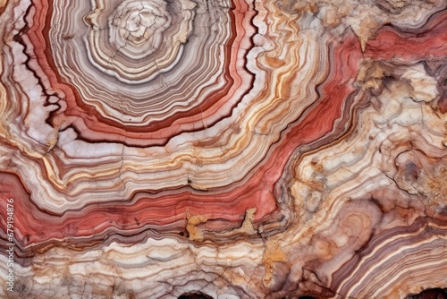 patterns in petrified wood with natural swirls photo