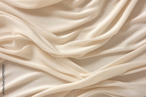 detailed view of a creamy twill bed sheet